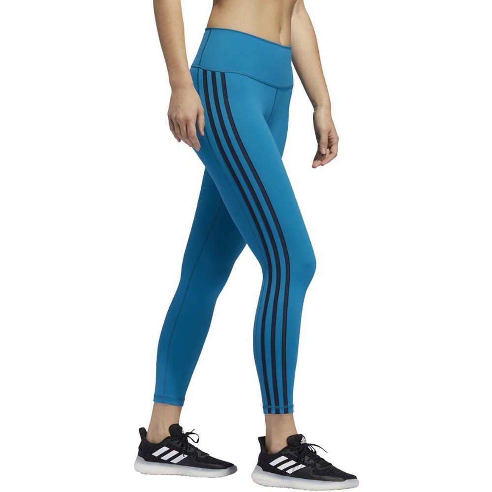 ADIDAS blue and navy 7/8 high rise tight